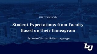 Student Expectations of Grace and Compassion from Faculty Based on their Enneagram