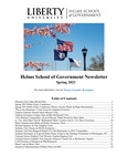 Helms School of Government Newsletter- Spring 2023